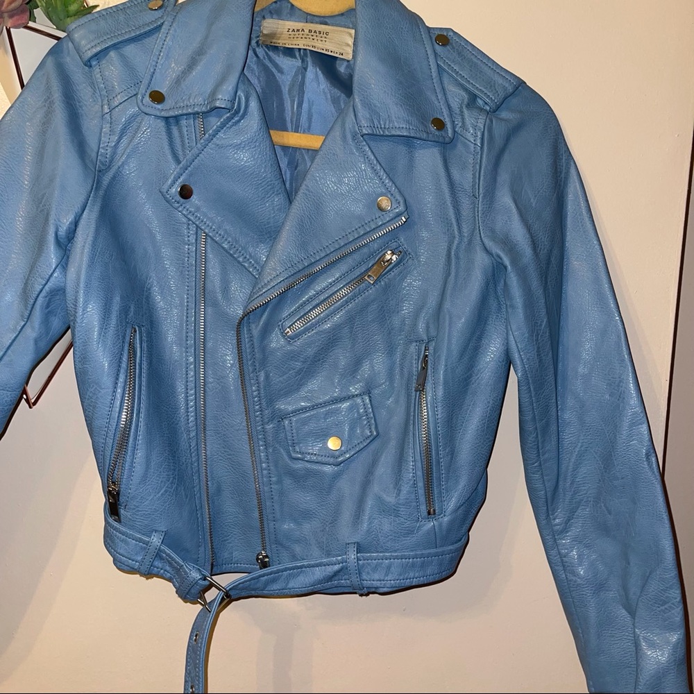 Zara leather jacket